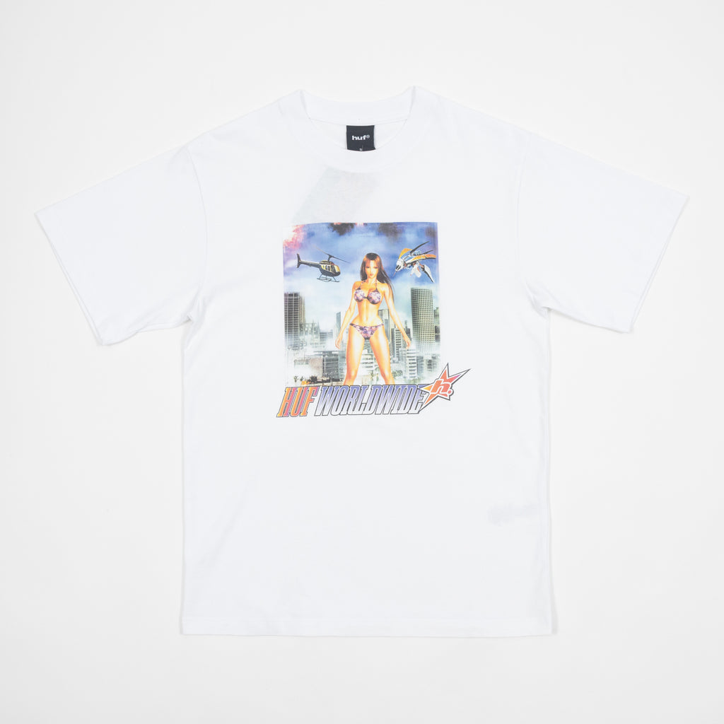 HUF In The Skies Short Sleeve T-Shirt in WHITE