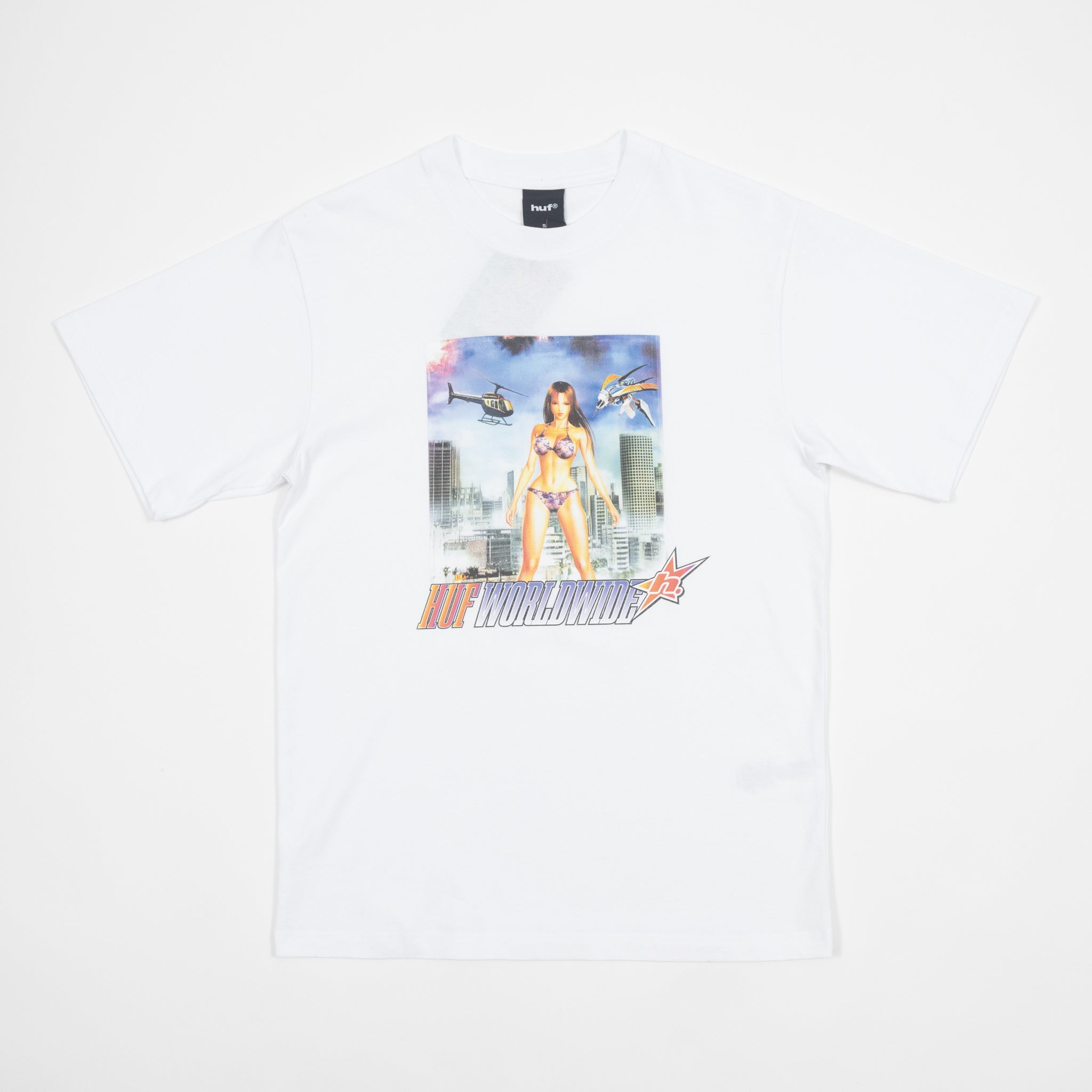 HUF In The Skies Short Sleeve T-Shirt in WHITE