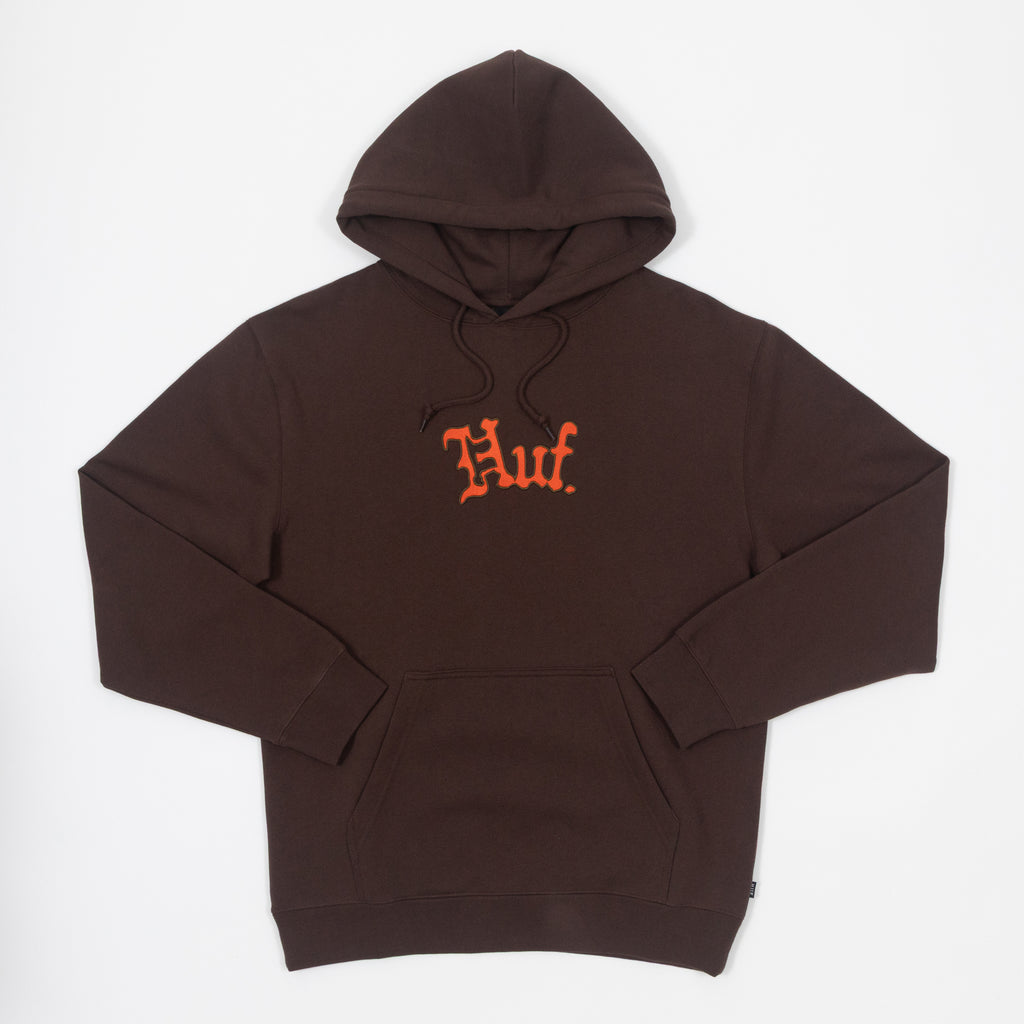 HUF Noble Pullover Hoodie in BROWN