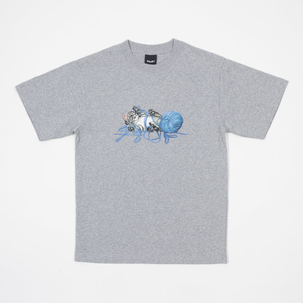 HUF Paws Short Sleeve T-Shirt in HEATHER GREY