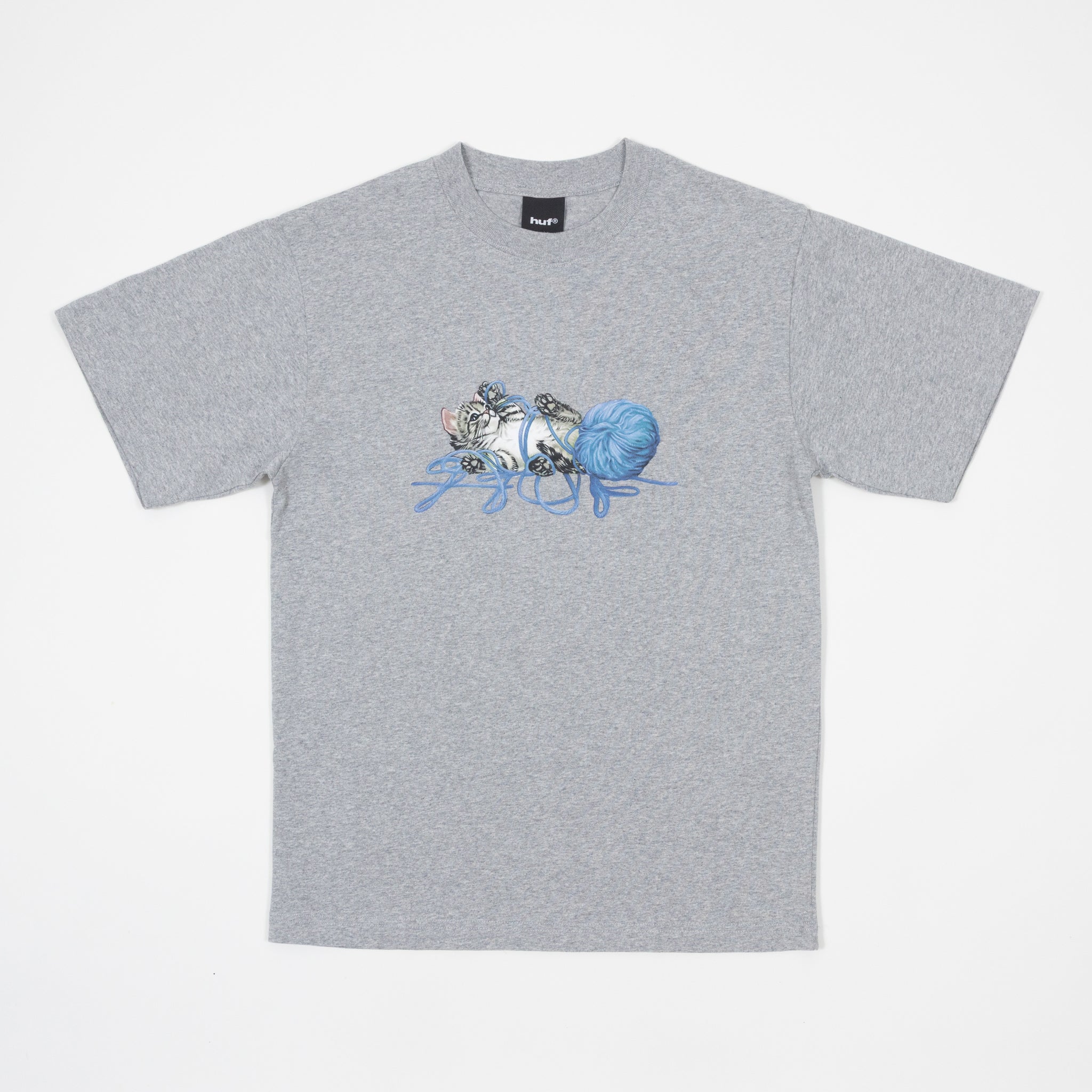 HUF Paws Short Sleeve T-Shirt in HEATHER GREY