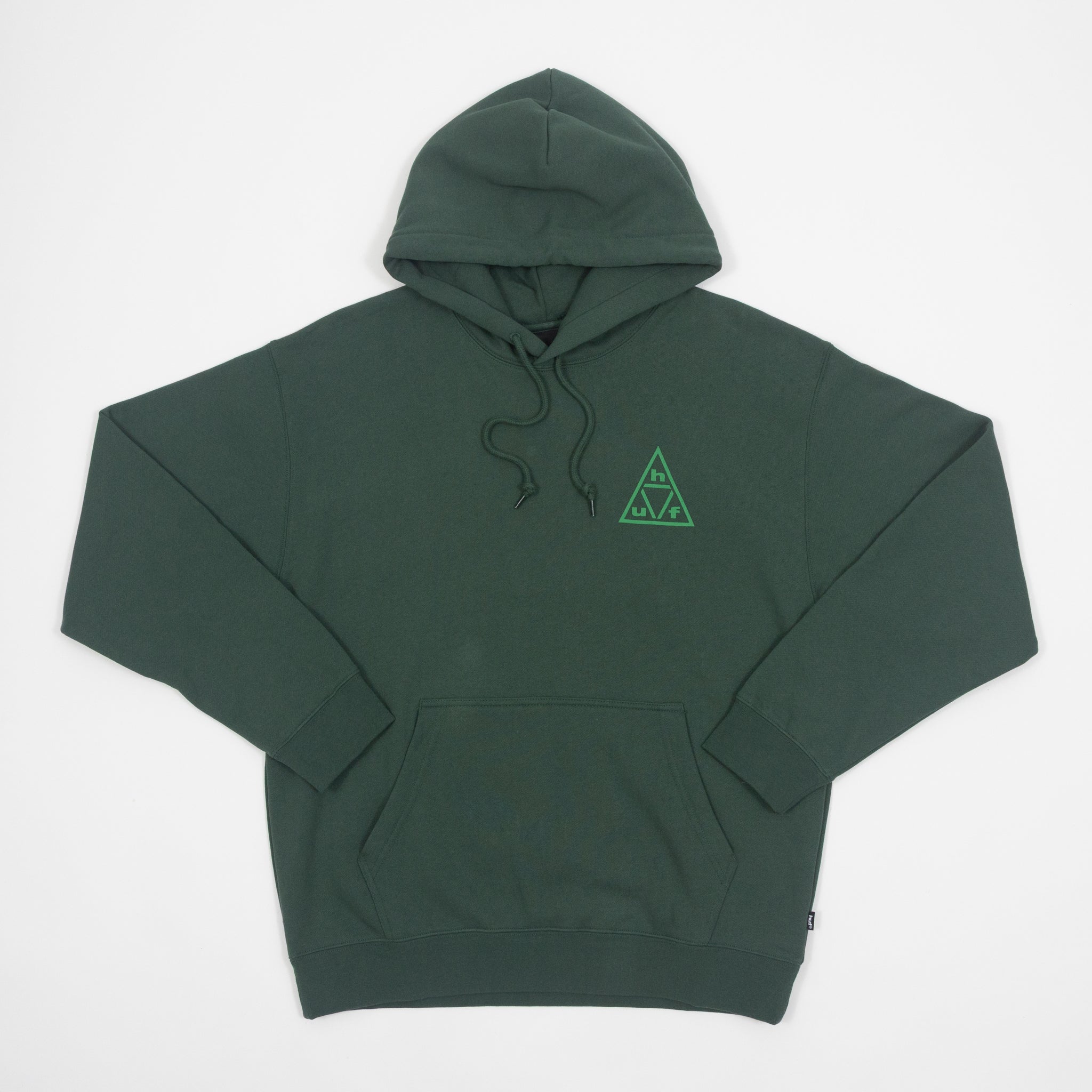 HUF Triple Triangle Pulover Hoodie in FOREST GREEN