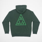 HUF Triple Triangle Pulover Hoodie in FOREST GREEN