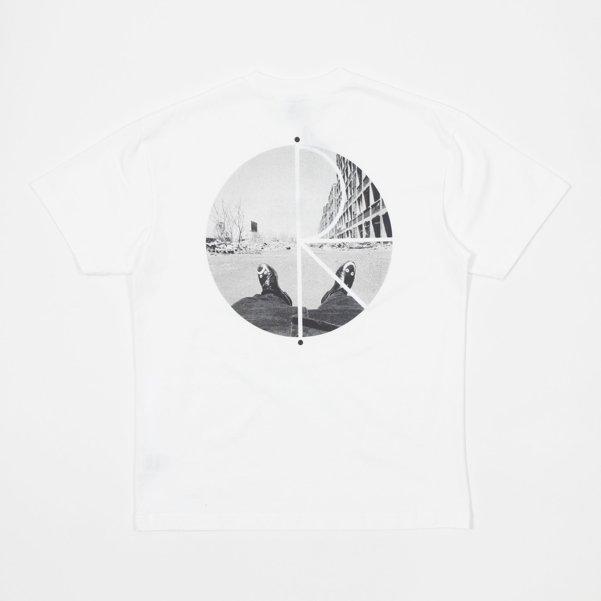 POLAR SKATE CO. Happy Sad Graphic T-Shirt in WHITE