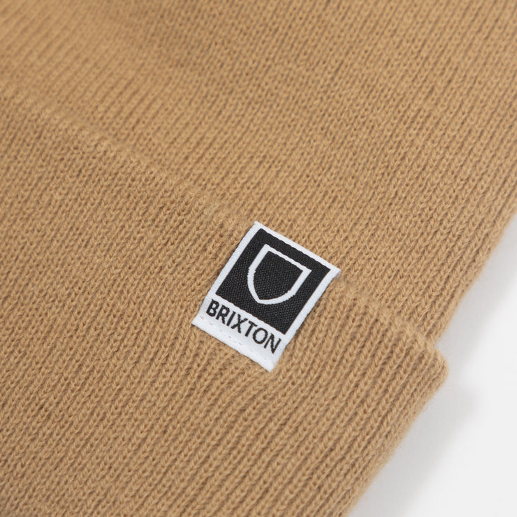 BRIXTON Harbor Beta Watch Cap Beanie in BEIGE