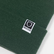 BRIXTON Harbor Beta Watch Cap Beanie in GREEN