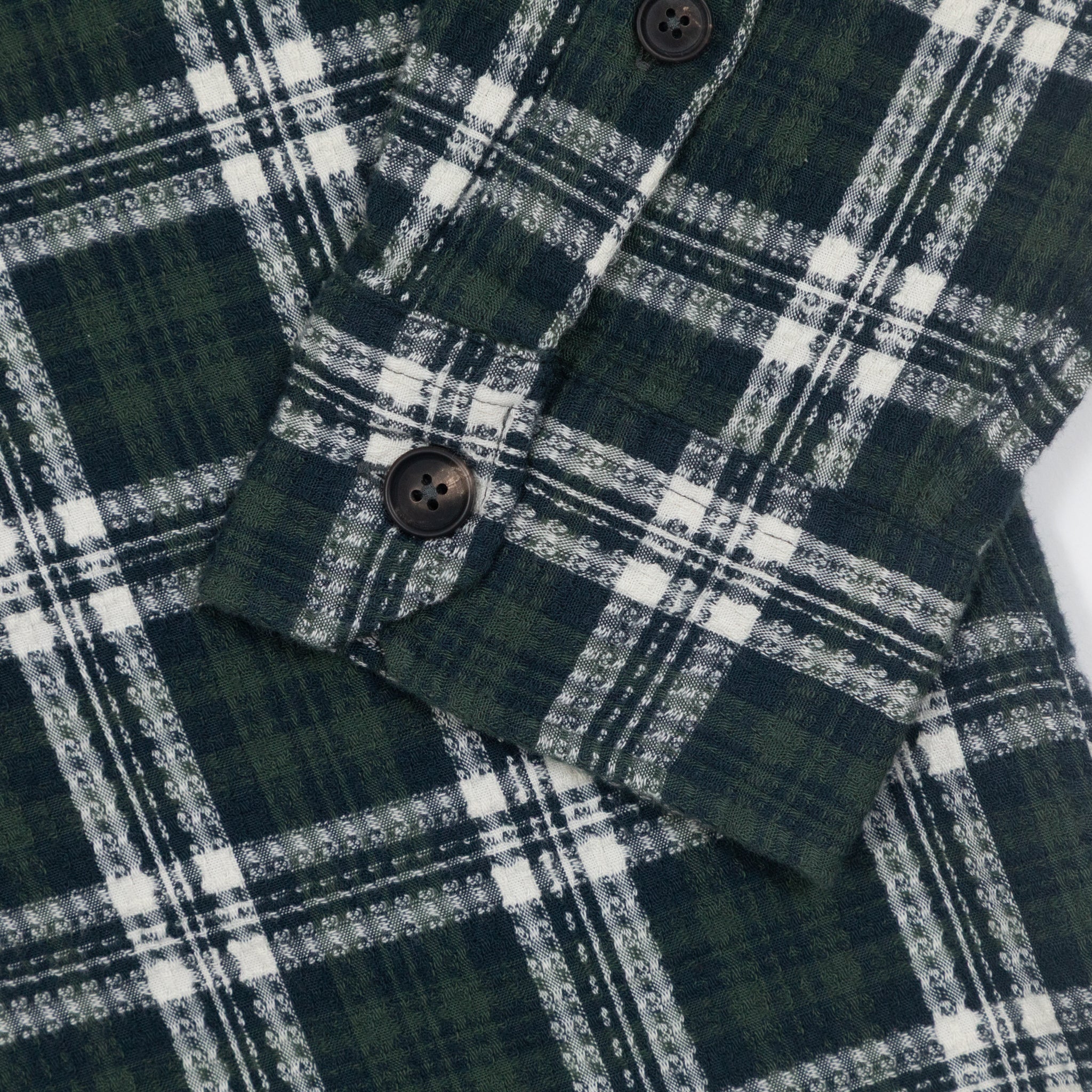 FARAH Hardaker Check Jacket in GREEN