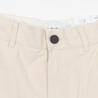 FARAH Hawtin Tapered Fit Twill Trousers in CREAM