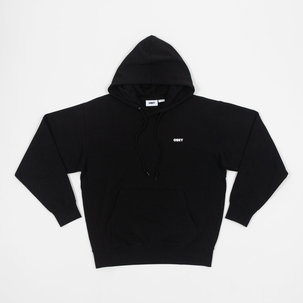 OBEY Heavyweight Terry Hoodie in BLACK