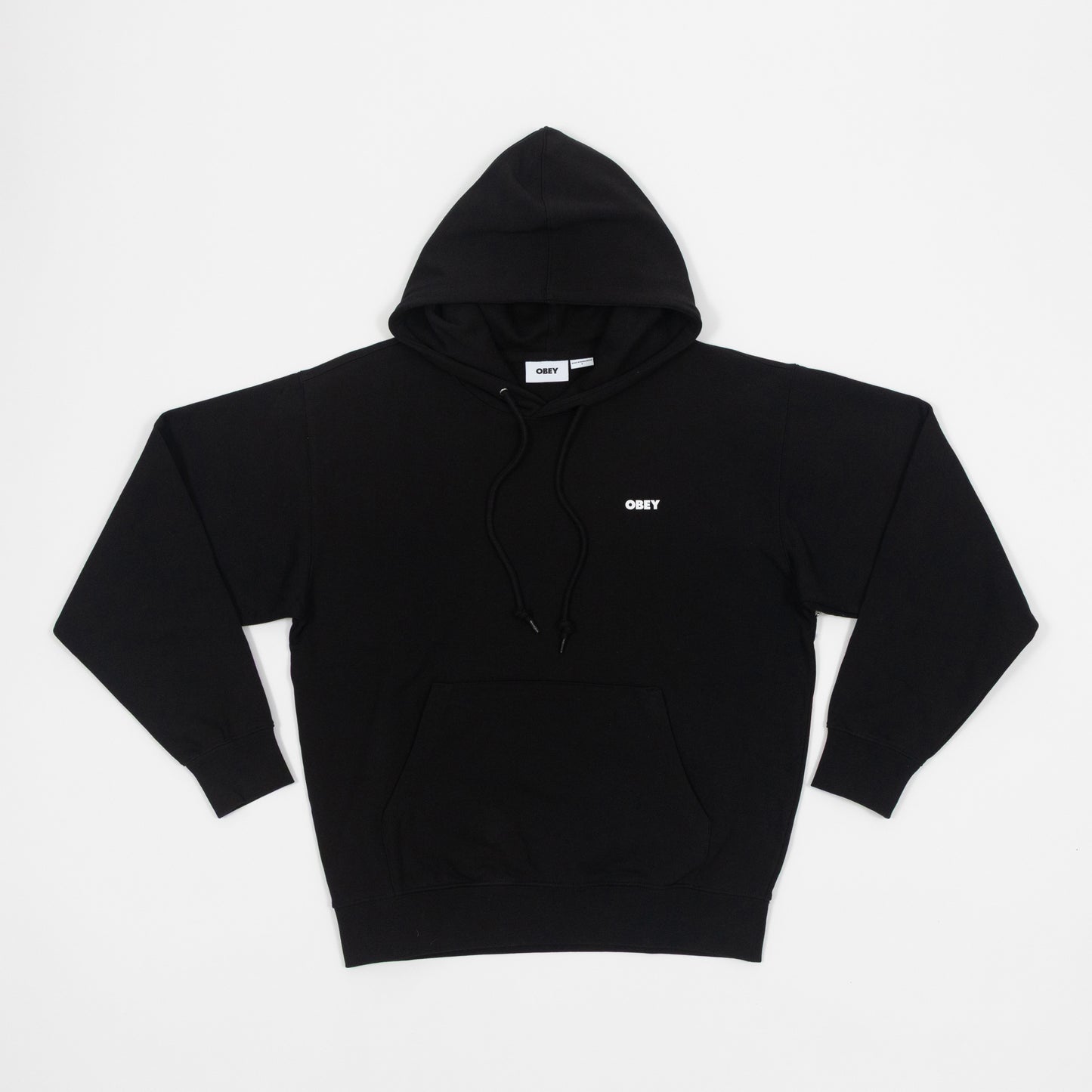 OBEY Heavyweight Terry Hoodie in BLACK