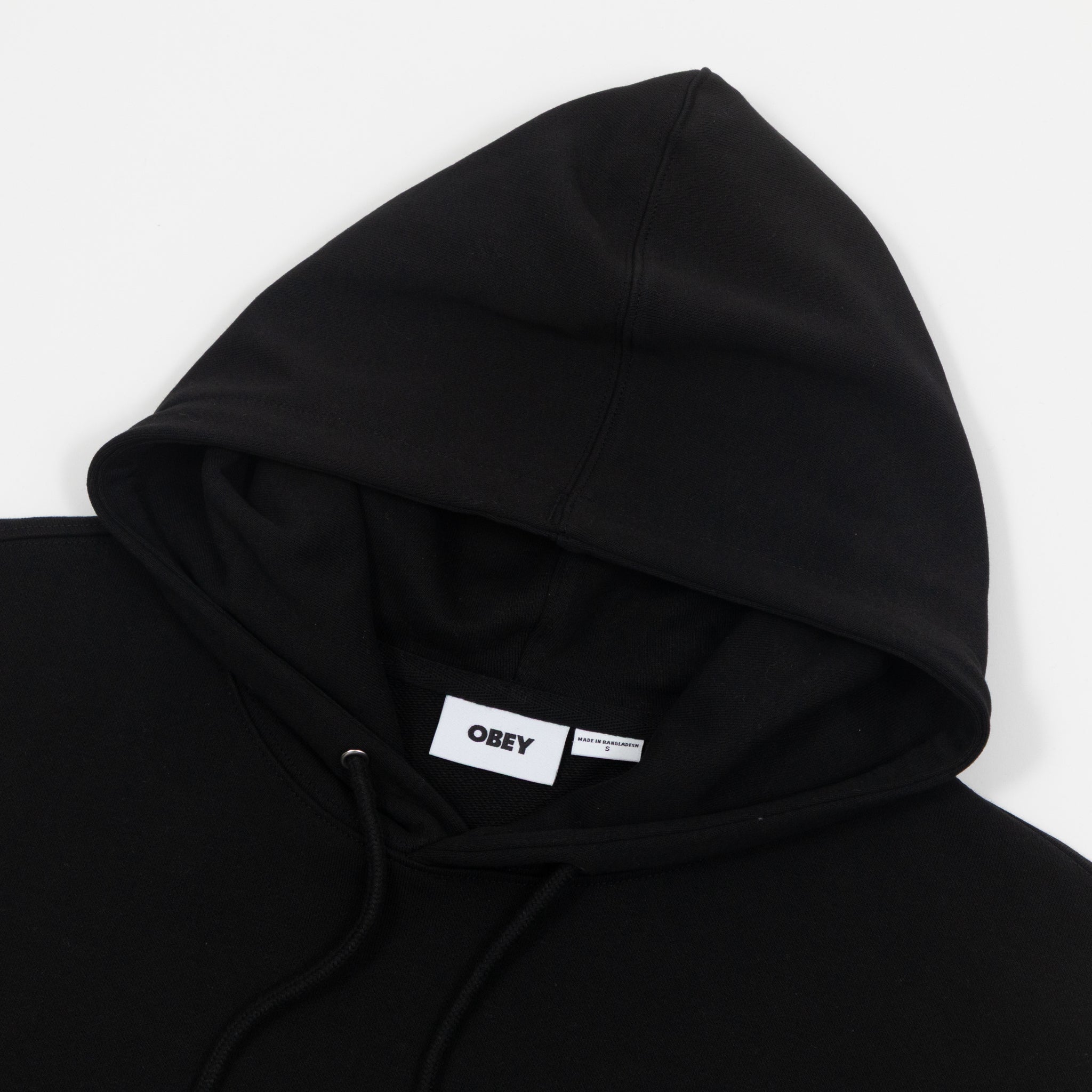 OBEY Heavyweight Terry Hoodie in BLACK