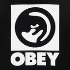OBEY Heavyweight Terry Hoodie in BLACK