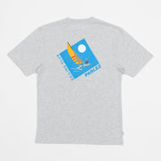 PARLEZ Heel Graphic Print Short Sleeve T-Shirt in HEATHER GREY