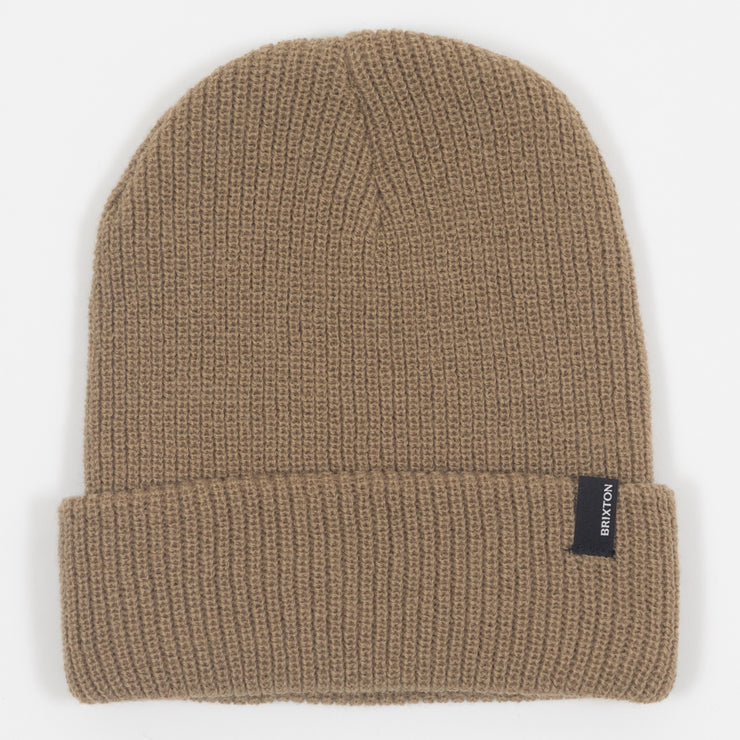 BRIXTON Heist Unisex Beanie in BEIGE