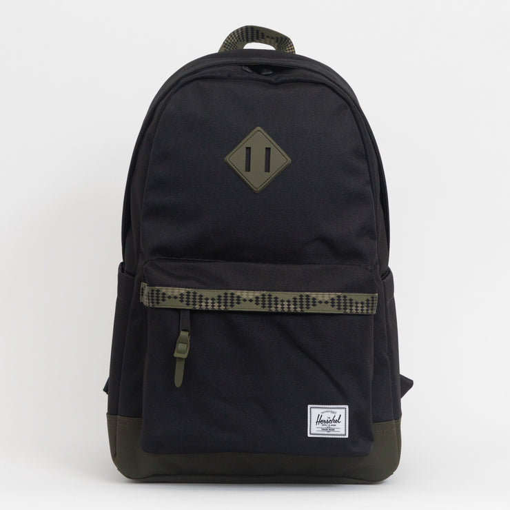 HERSCHEL SUPPLY CO. Heritage Backpack in BLACK & GREEN