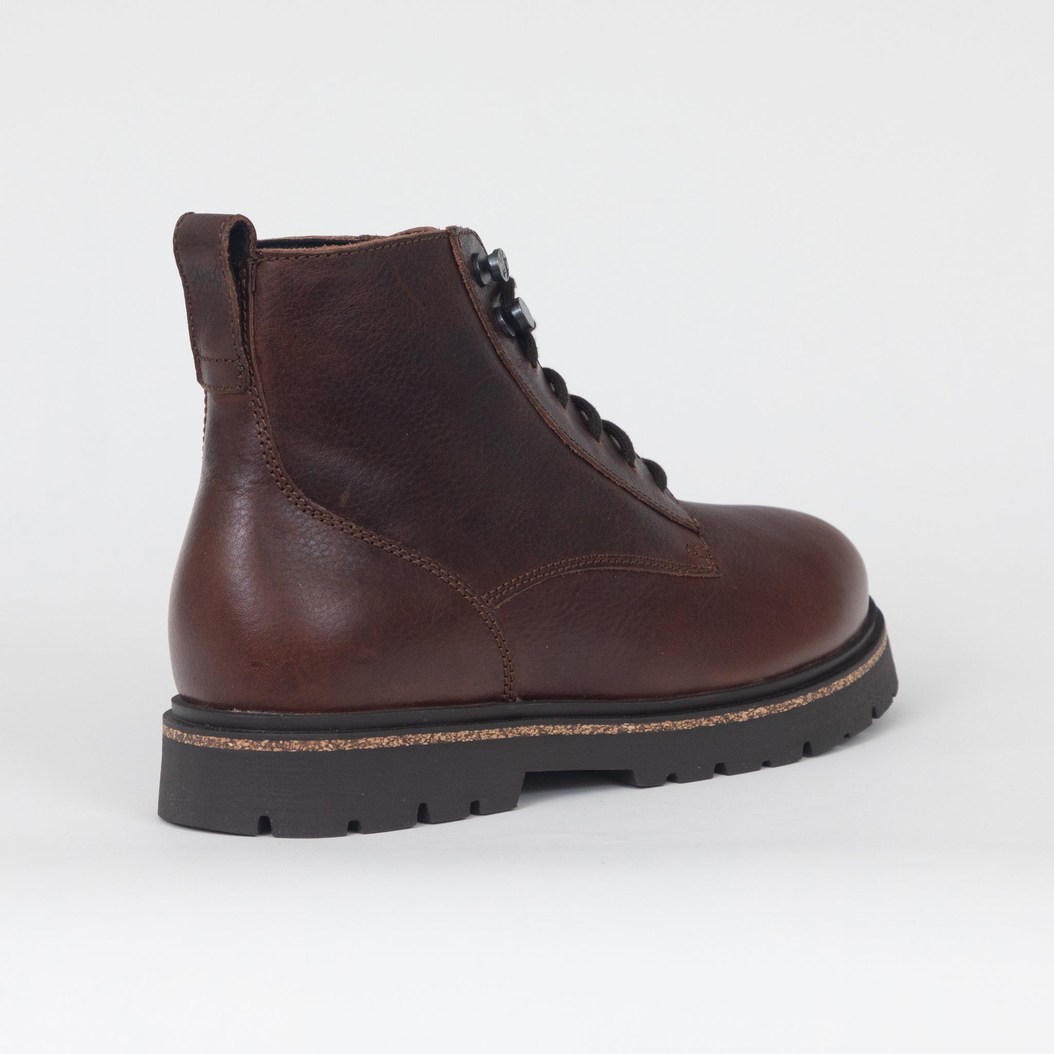 Mens BIRKENSTOCK Highwood Mid Lace Up Boots in BROWN CACTWS UK