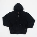 DICKIES Hilham Hooded Canvas Jacket in BLACK