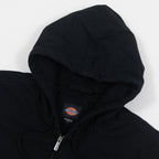 DICKIES Hilham Hooded Canvas Jacket in BLACK