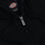 DICKIES Hilham Hooded Canvas Jacket in BLACK