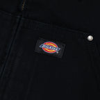 DICKIES Hilham Hooded Canvas Jacket in BLACK