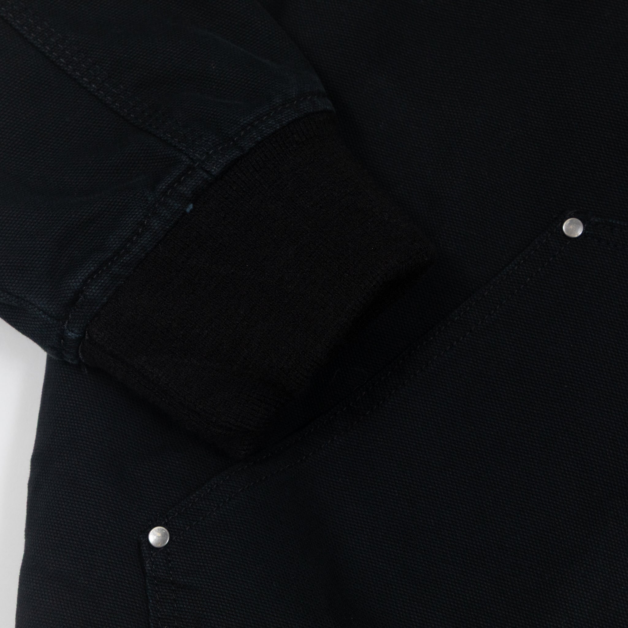 DICKIES Hilham Hooded Canvas Jacket in BLACK