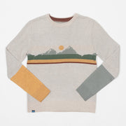 Womens KAVU Hilrose Knit Sweatshirt in CREAM & MULTI