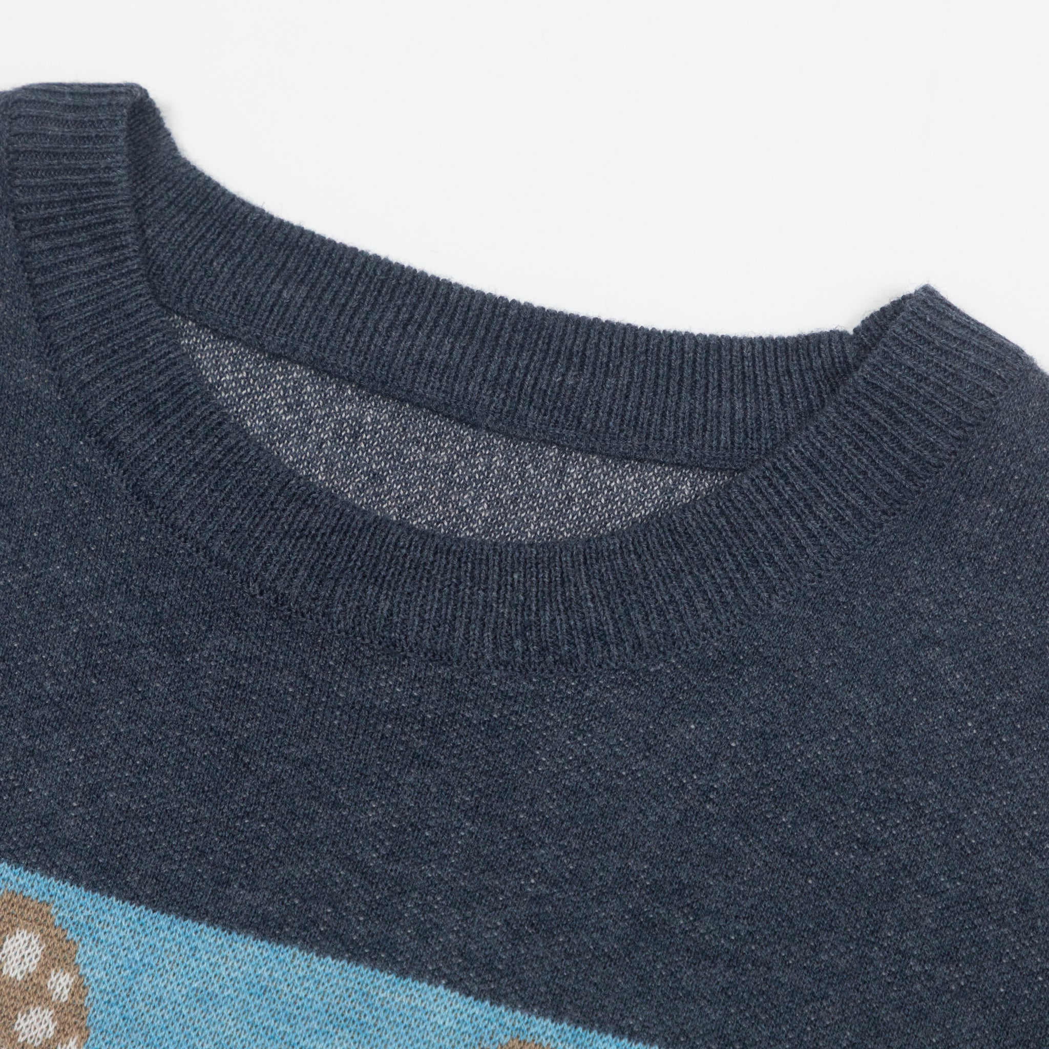 Womens KAVU Hilrose Knit Sweatshirt in MUSHROOM PATCH