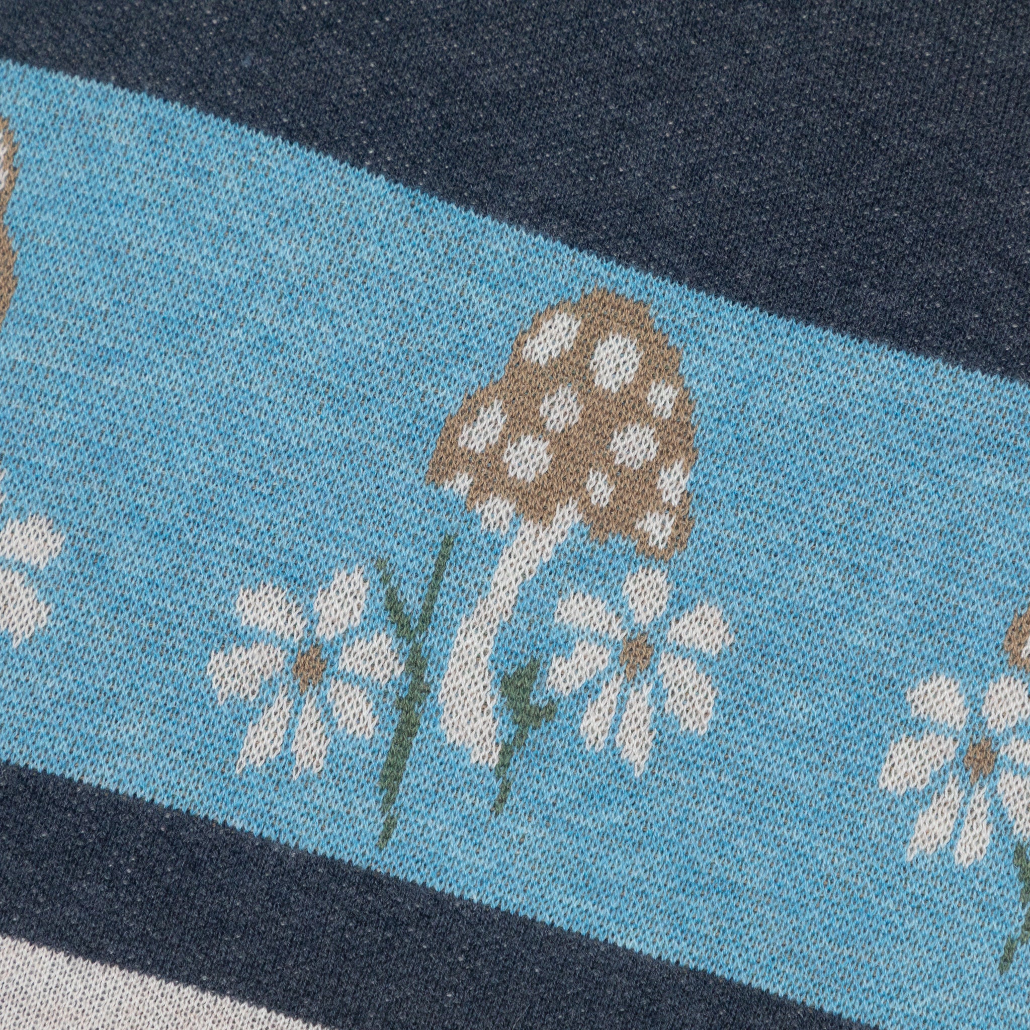 Womens KAVU Hilrose Knit Sweatshirt in MUSHROOM PATCH