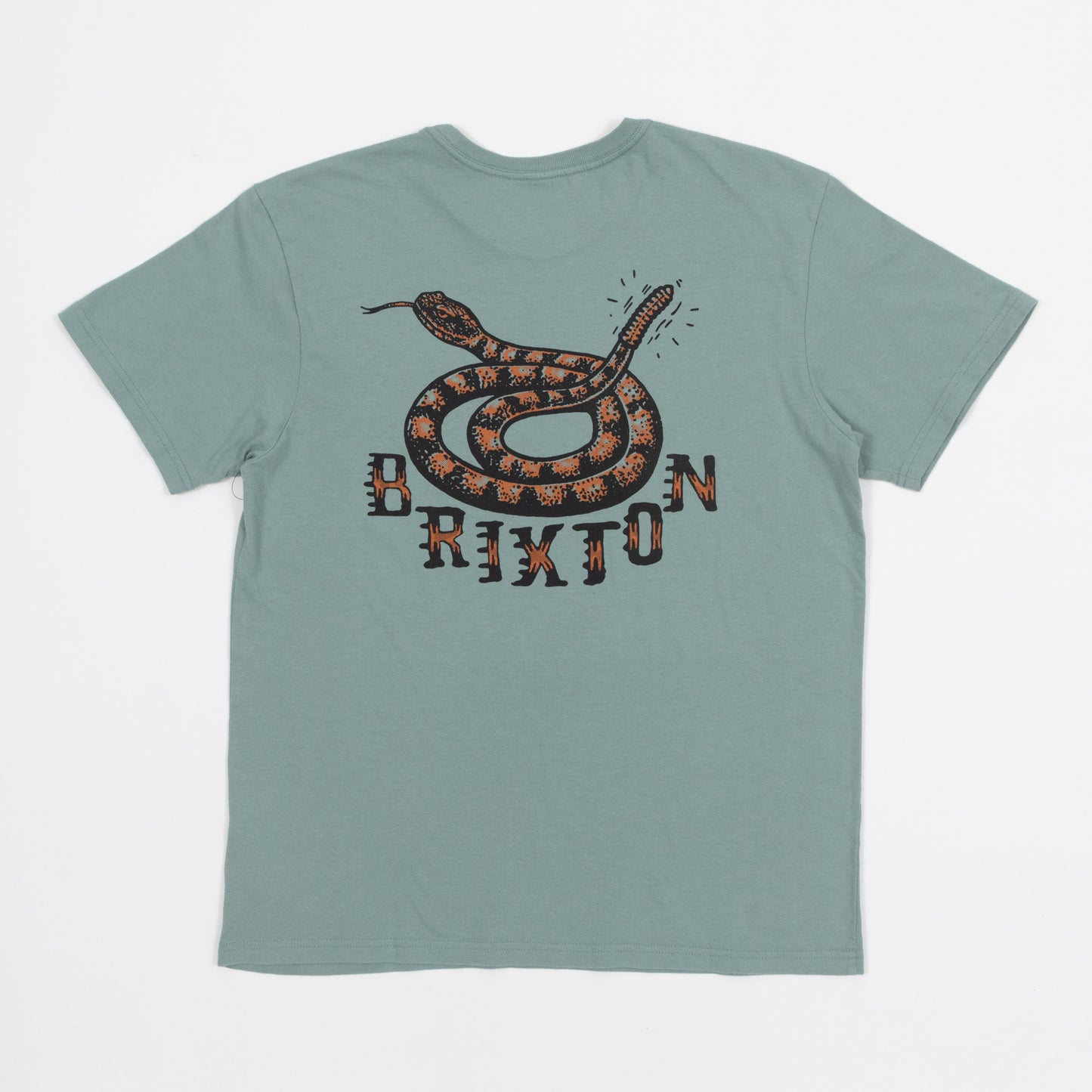 BRIXTON Homer Graphic Short Sleeve T-Shirt in GREEN