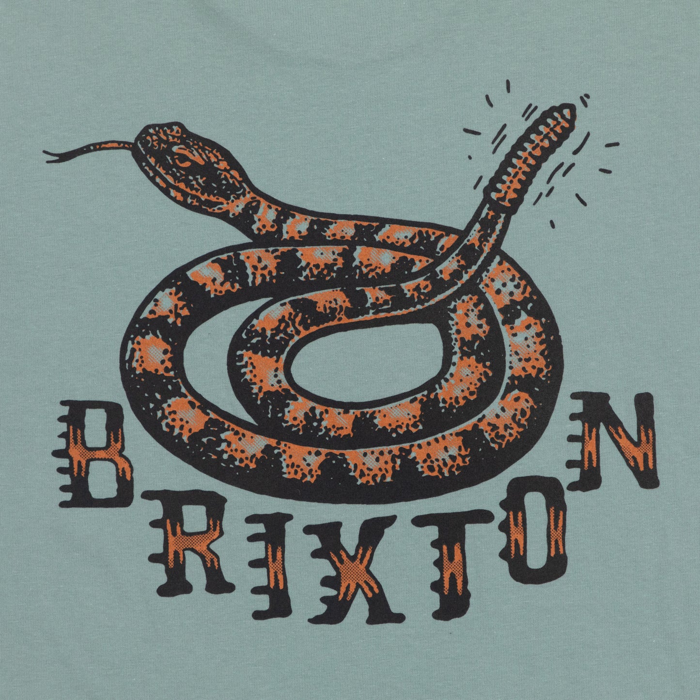 BRIXTON Homer Graphic Short Sleeve T-Shirt in GREEN