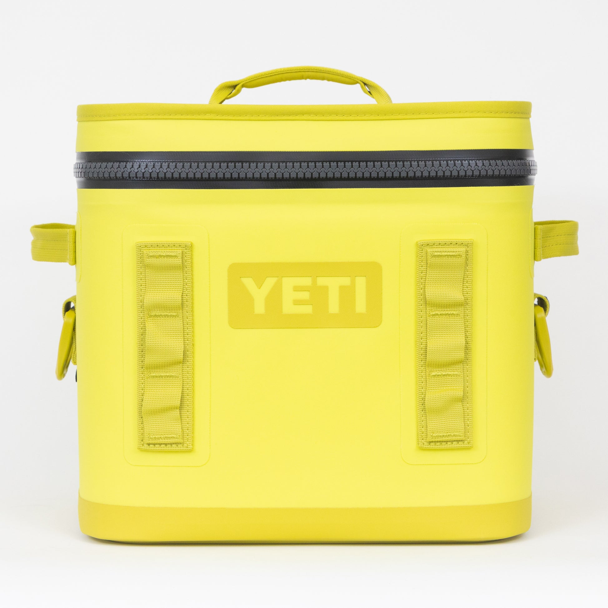 yeti hopper flip 12 soft cool box firefly yellow front view