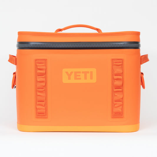 yeti hopper flip 18 insulated soft cool box king crab orange