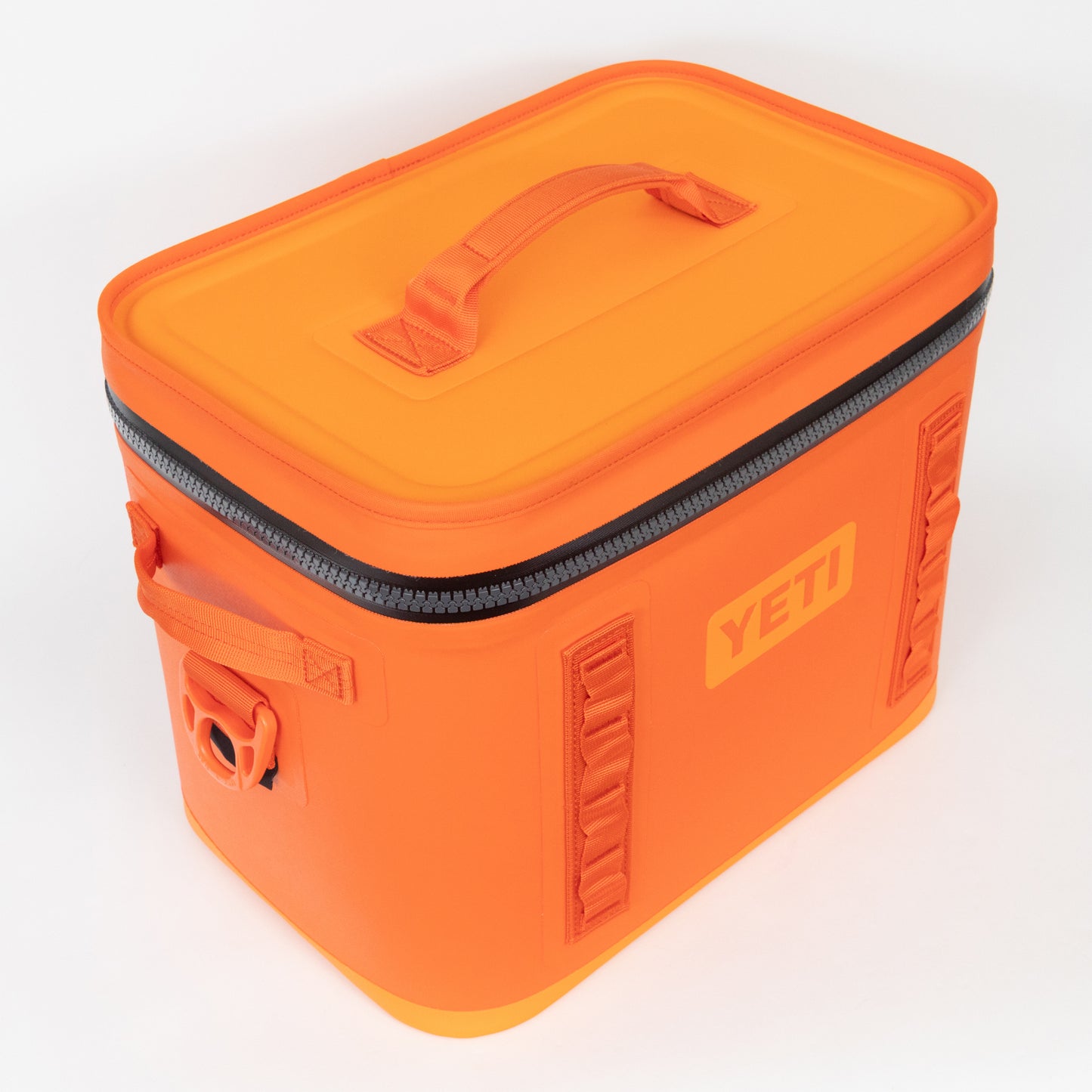yeti hopper flip 18 insulated soft cool box king crab orange zip closure