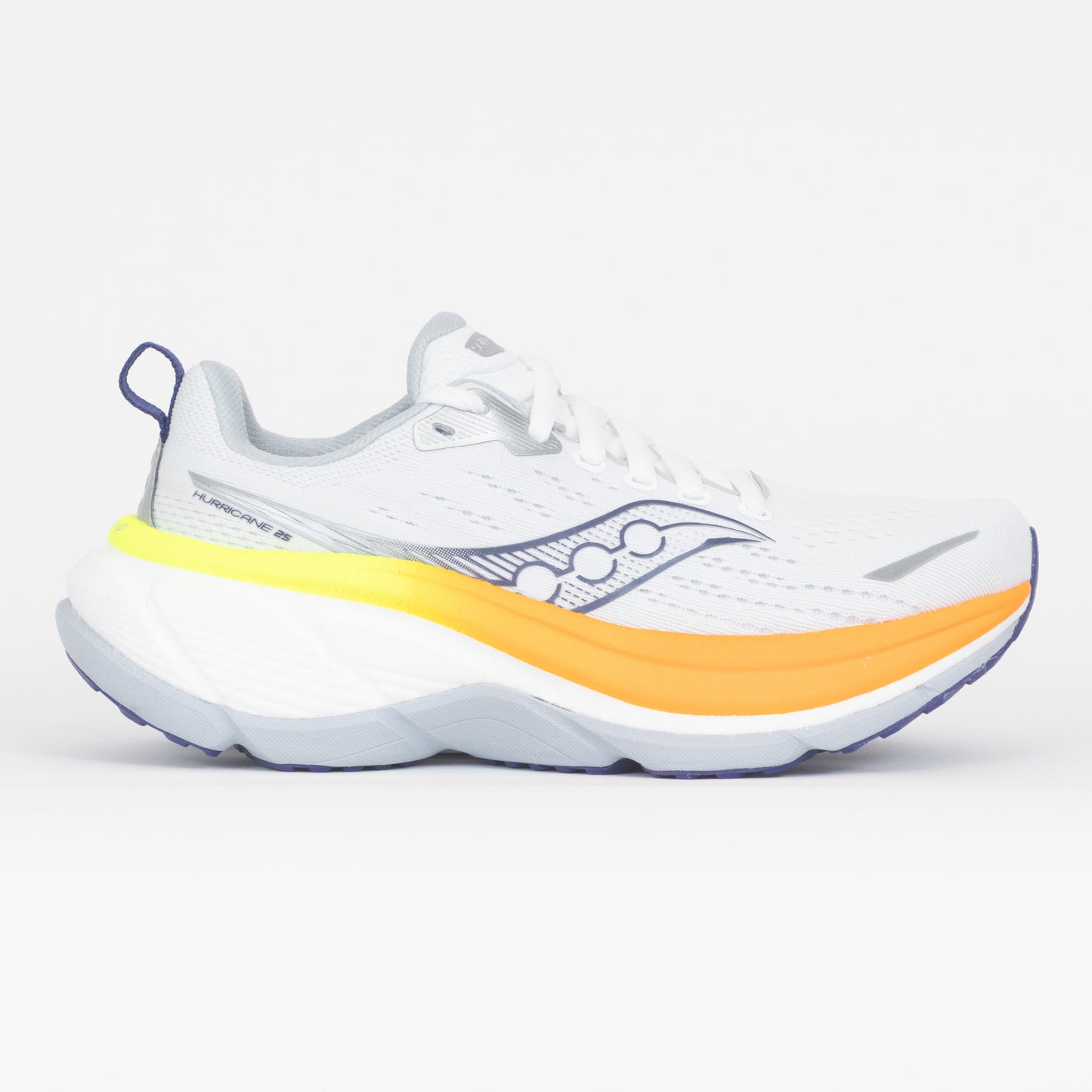 Womens SAUCONY Hurricane 25 Running Trainers in WHITE