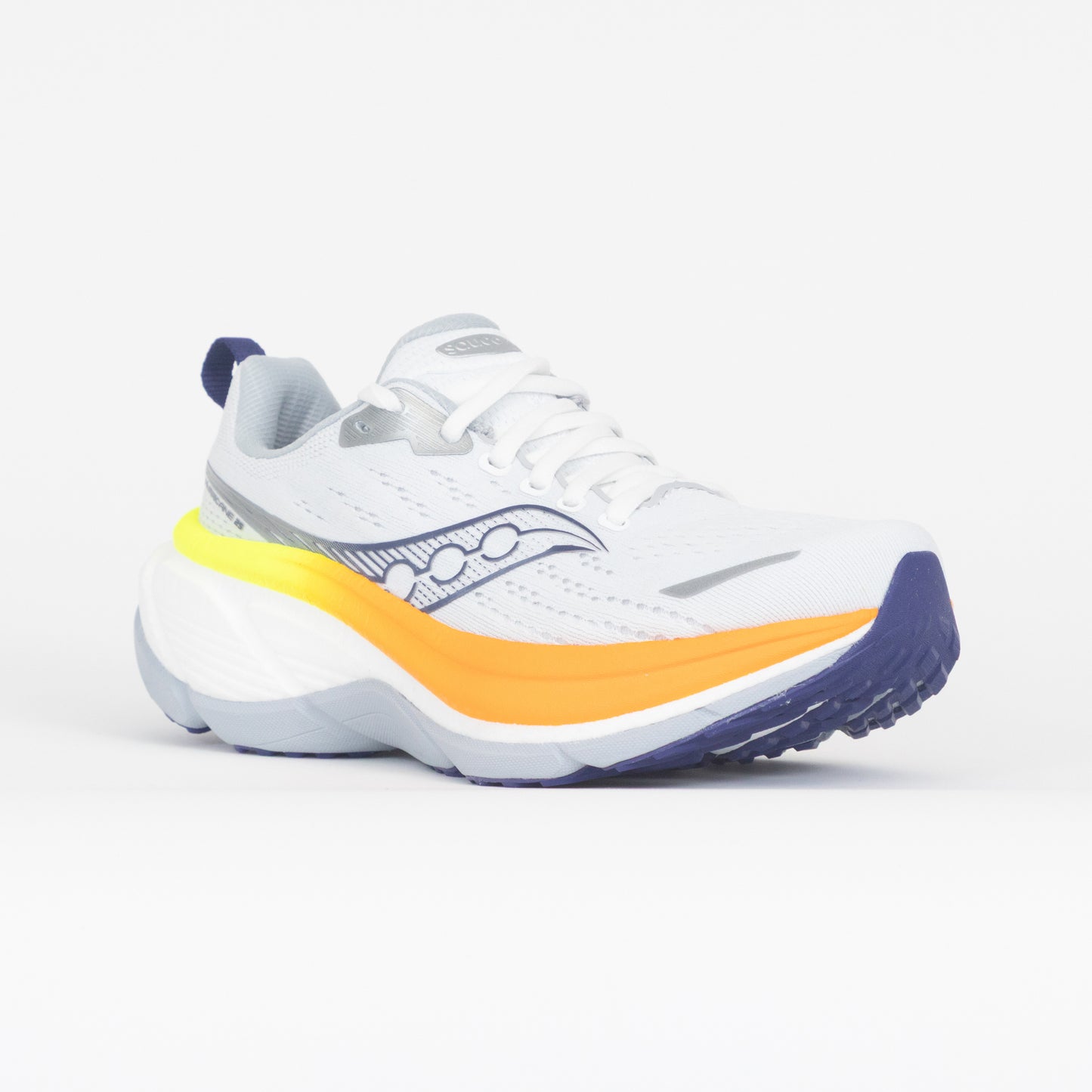 Womens SAUCONY Hurricane 25 Running Trainers in WHITE