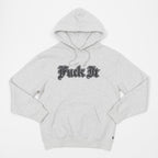 Huf ives hoodie grey front view