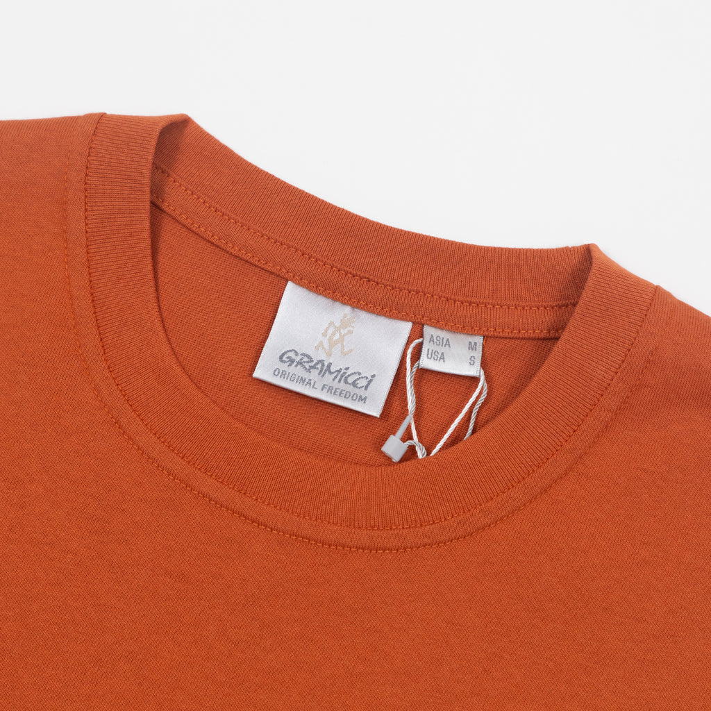 GRAMICCI Ice Axe T-Shirt in BURNT ORANGE