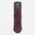 STANCE Icon Dyed Crew Socks in FIG
