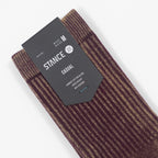 STANCE Icon Dyed Crew Socks in FIG