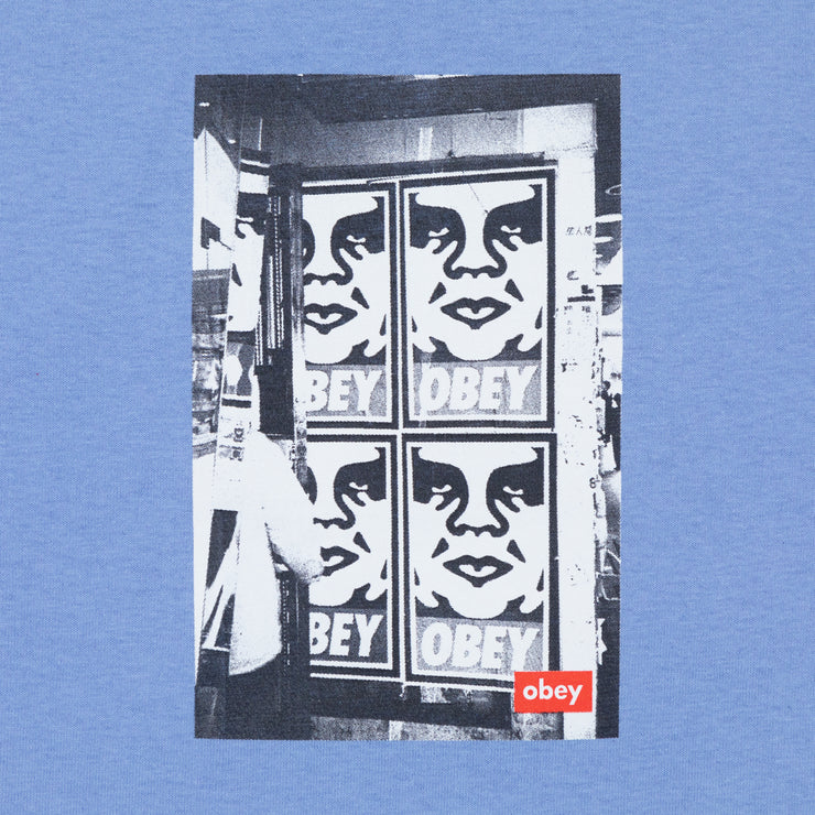 OBEY Icon Graphic T-Shirt in BLUE