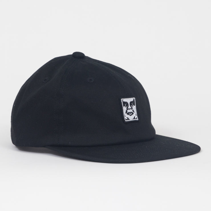 OBEY Icon Patch Panel Cap in BLACK