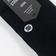 STANCE Icon 3 Pack Quarter Height Socks in BLACK