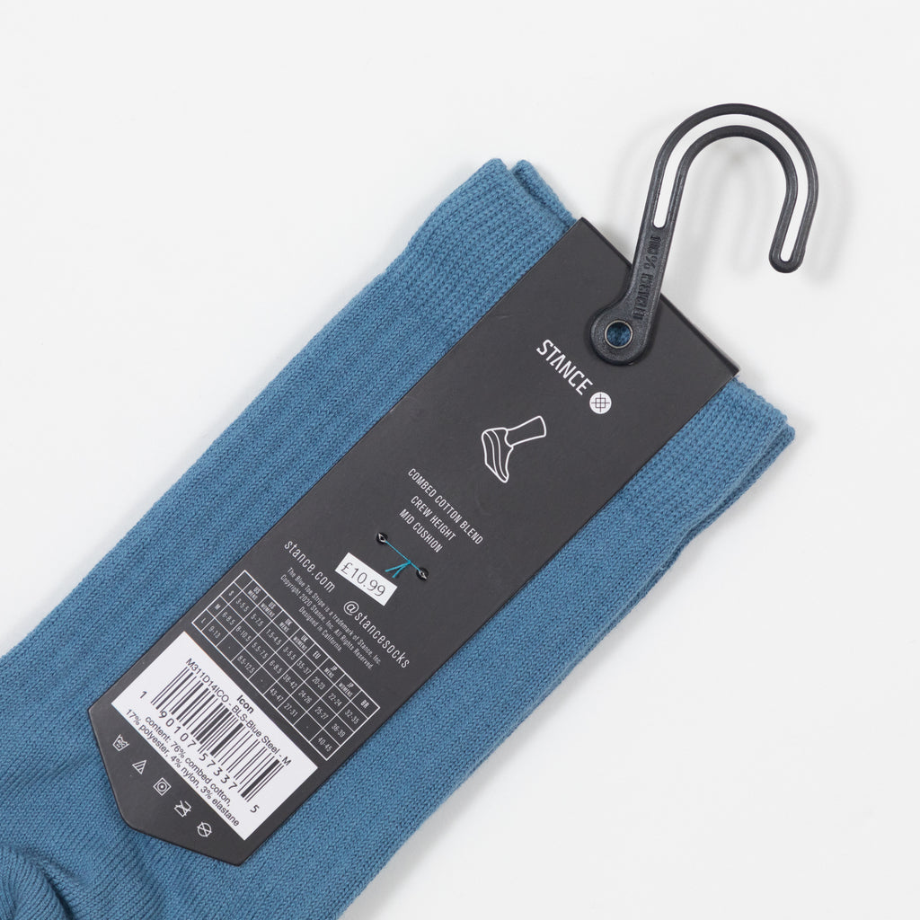 STANCE Icon Socks in BLUE STEEL