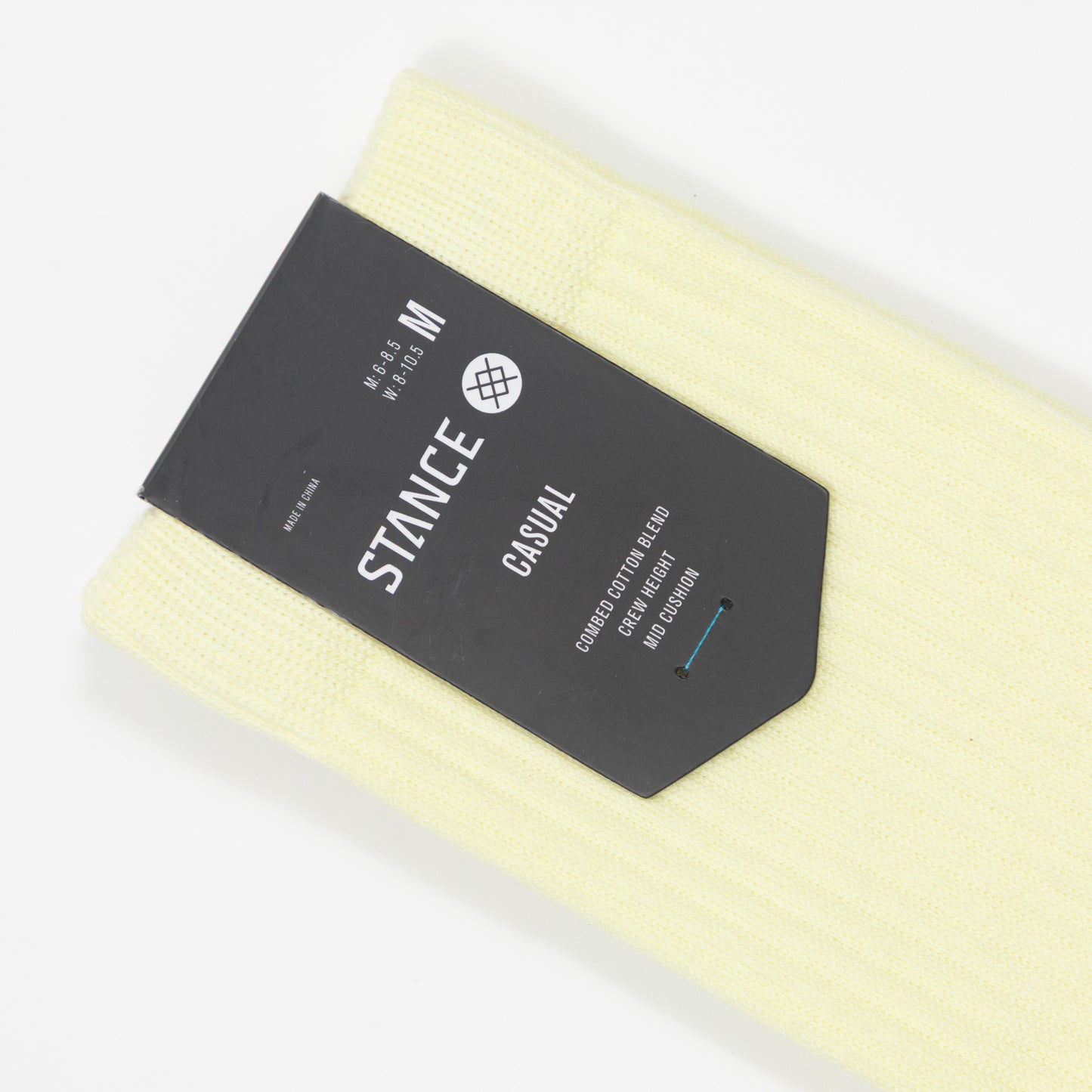 STANCE Icon Crew Socks in BUTTER