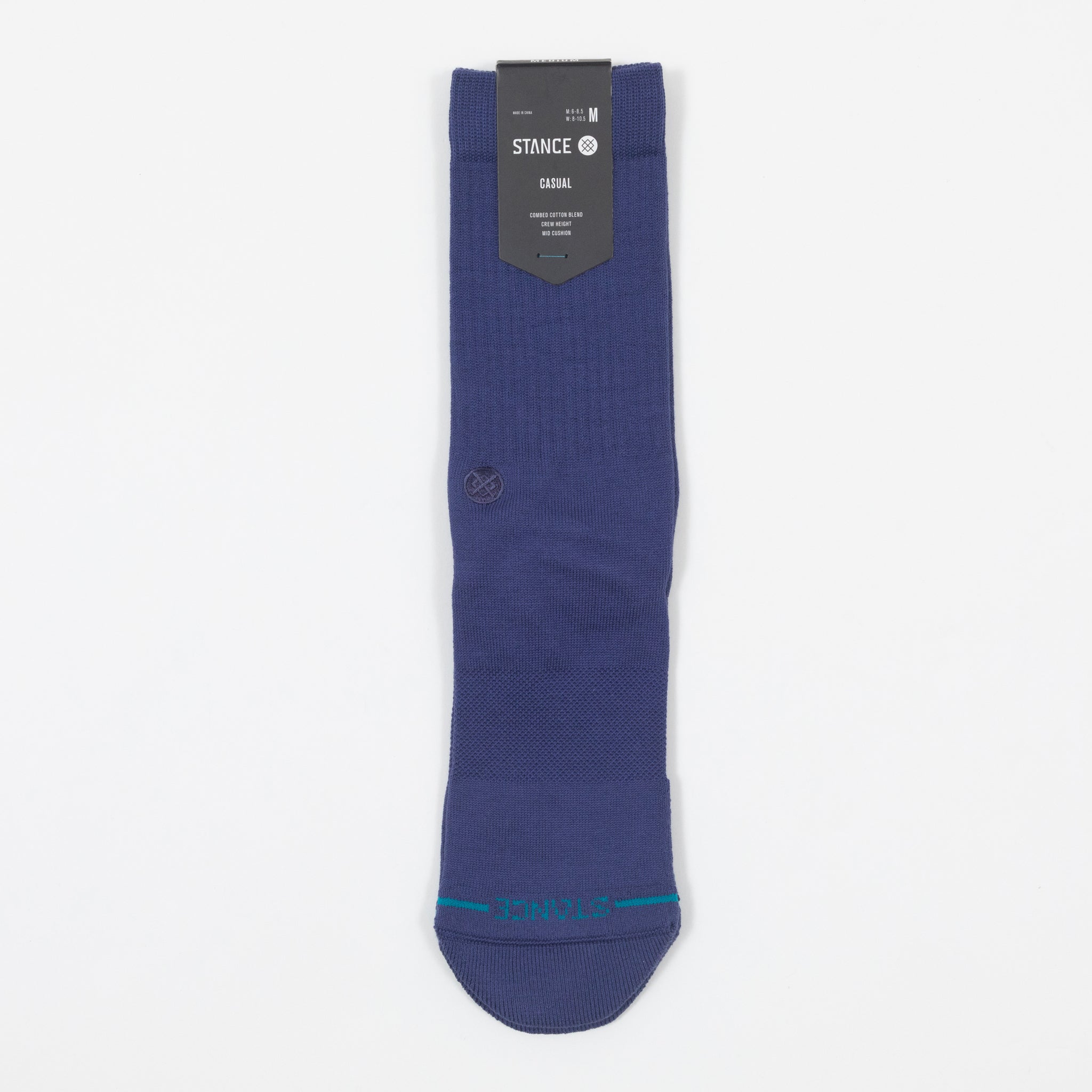 STANCE Icon Crew Socks in INDIGO PURPLE