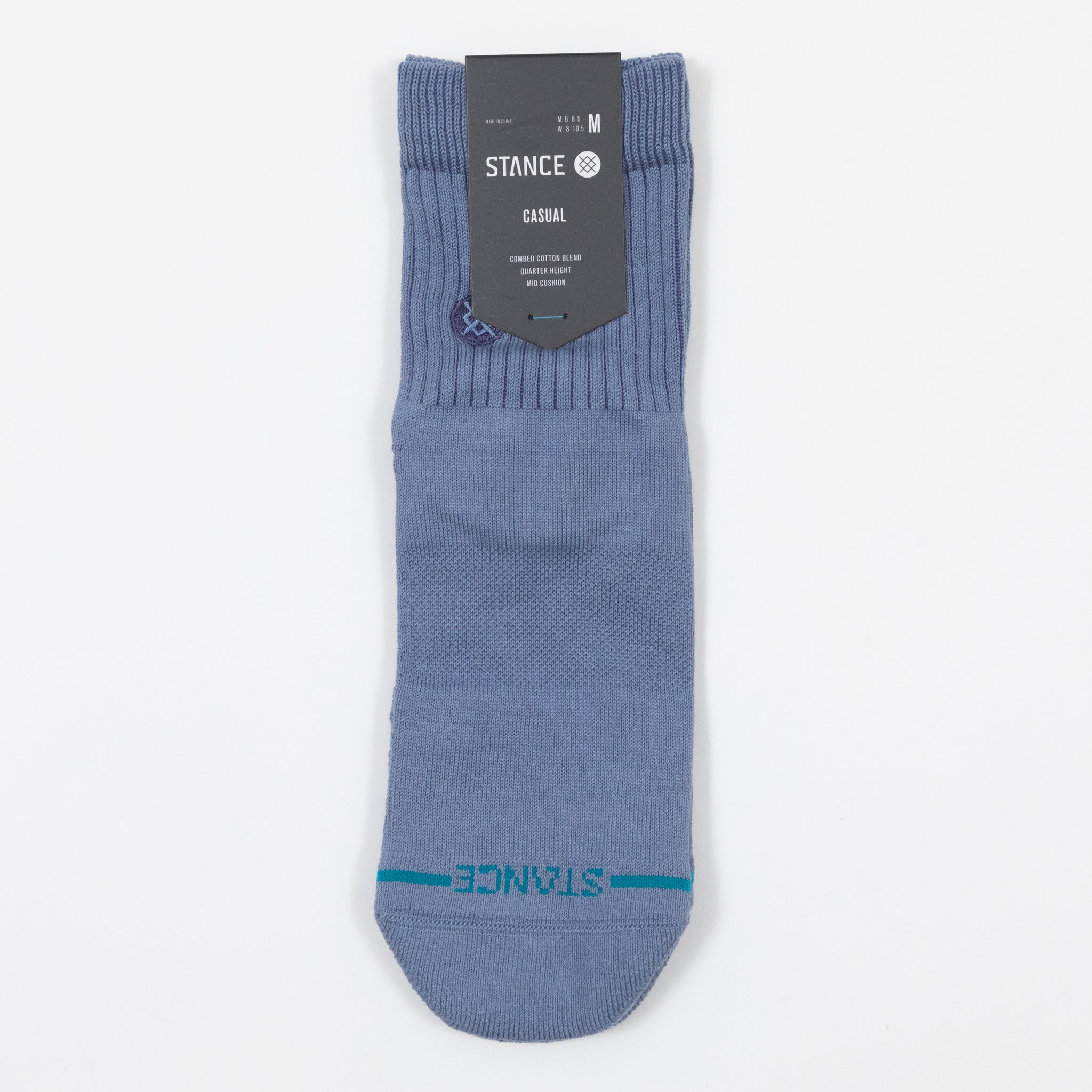 STANCE Icon Pop Quarter Length Socks in BLUE