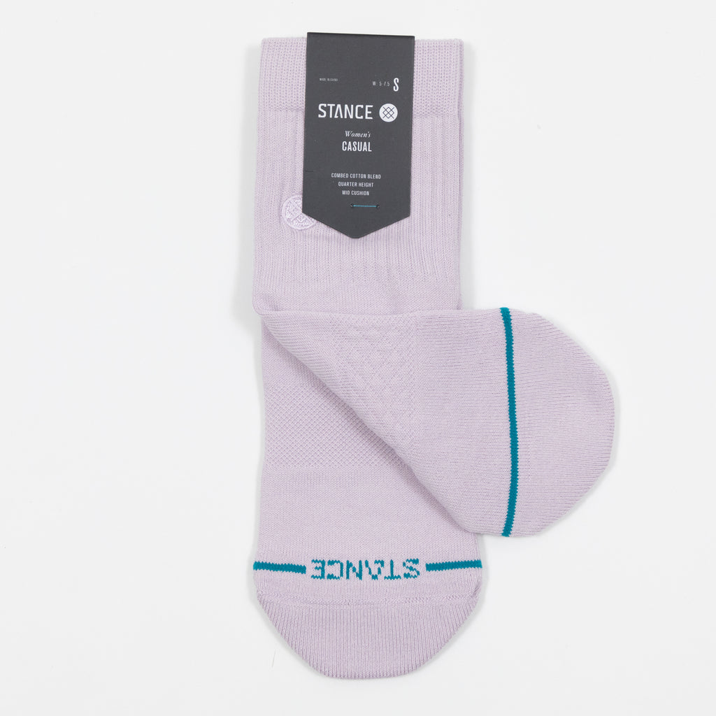 STANCE Icon Quarter Length Socks in ORCHID