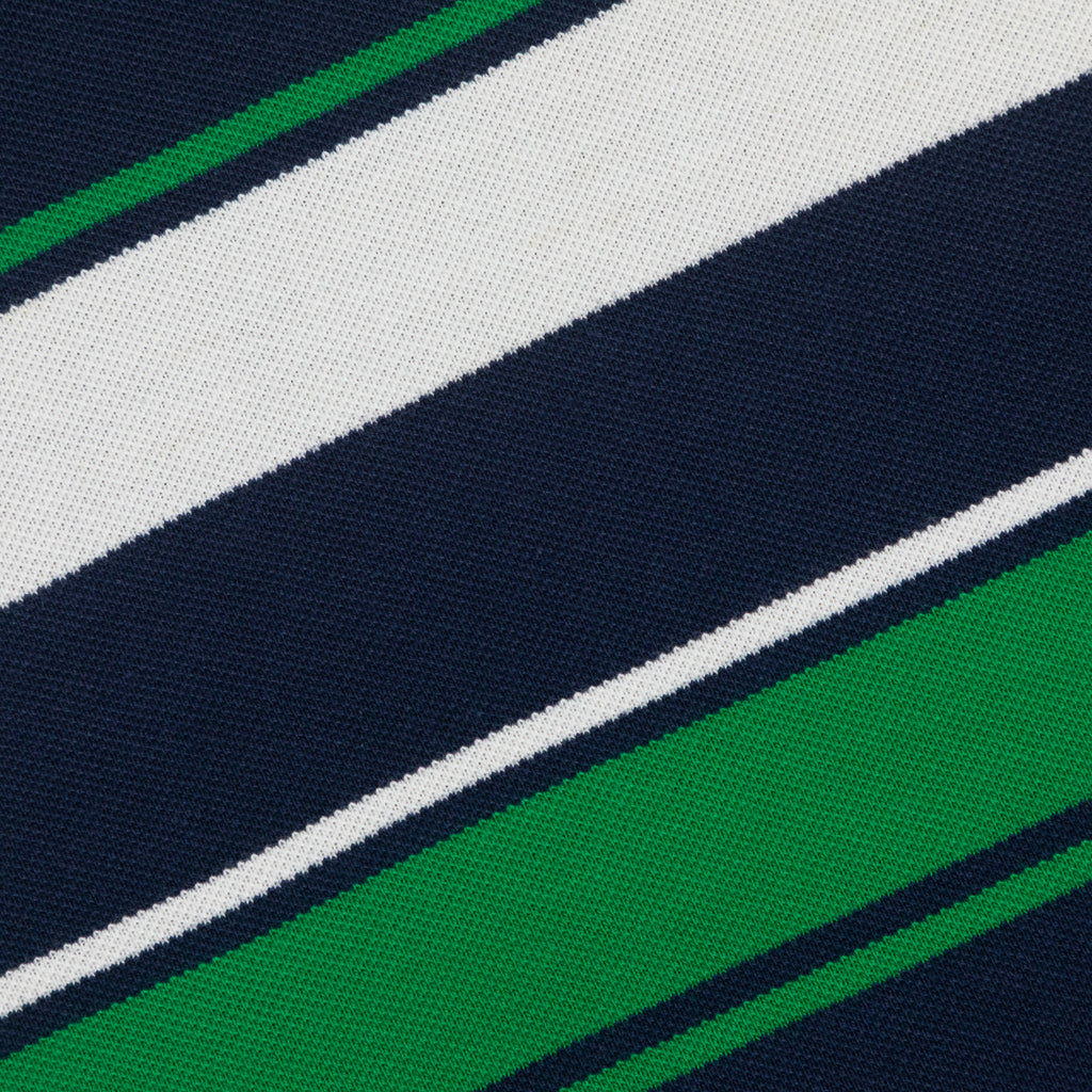 FILA Iggy Yarn Dye T-Shirt in NAVY & GREEN