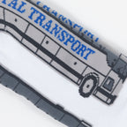 HUF International Transport Crew Socks in WHITE