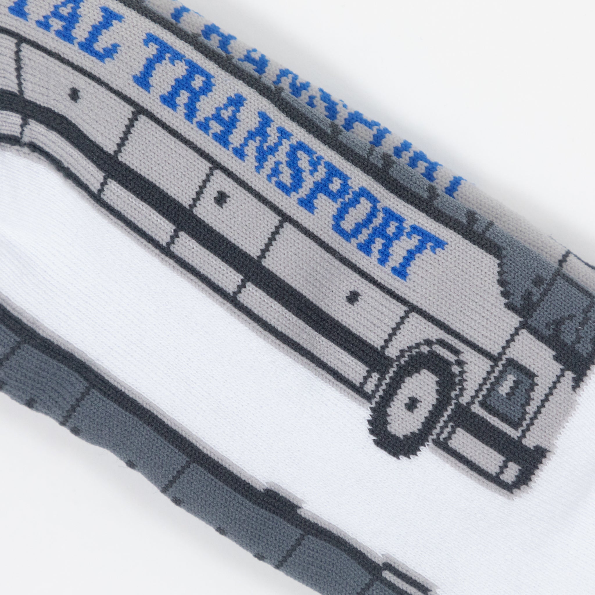 HUF International Transport Crew Socks in WHITE